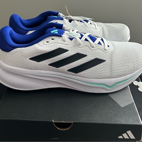 Adidas Response White and Blue Sneakers- Men’s Size 13 - Picture 2 of 5
